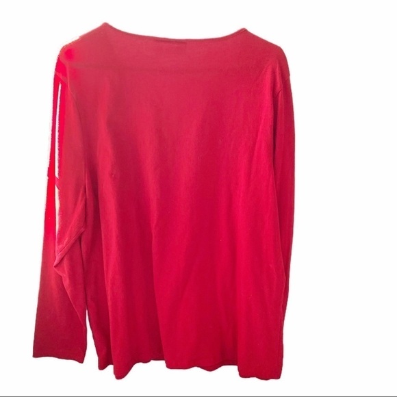 Kim Rogers Woman Soft Long Sleeve Christmas Holiday Top. "Noel" Size 2X - Picture 2 of 5